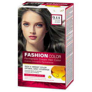 9.11 RUBELLA FASHION COLOR Dlho trvajúca Farba na vlasy STRIEBORNÁ BLOND 505015ml