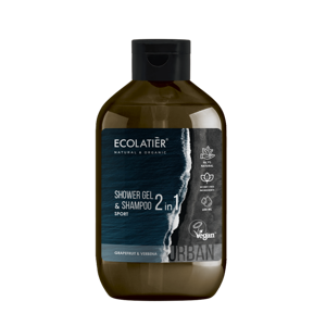 ECOLATIER - URBAN SPORT Sprchový gél a Šampón 2v1 GRAPEFRUIT a VERBENA 600 ml