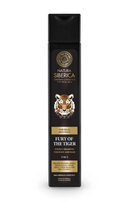 Natura Siberica Men REV TIGRA Energizujúci sprchový gél a šampón 2v1 250ml