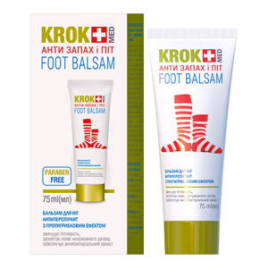 KROK MED krém proti poteniu a zápachu nôh 75 ml