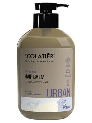 ECOLATIER URBAN ARGAN a JASMÍN Revitalizačný balzam pre poškodené vlasy 400 ml