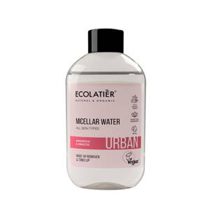 ECOLATIER URBAN Micelárna voda na odstraňovanie mejkapu MAGNÓLIA a HIBISCUS 400 ml