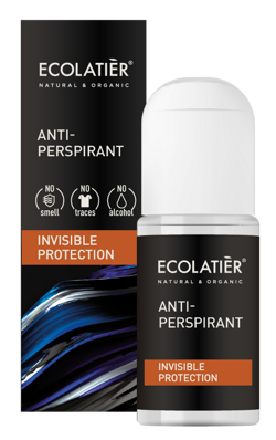 ECOLATIER Antiperspirant NEVIDITEĽNÁ OCHRANA 50 ml