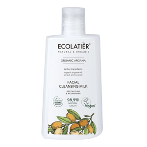 ECOLATIER ORGANIC ARGANA Revitalizačné a vyživujúce čistiace pleťové mlieko 400 ml