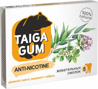 TAIGA GUM ANTI NIKOTÍNOVÉ žuvačky 8ks